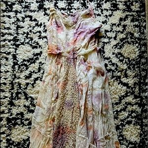 Free people washed ashore maxi dress